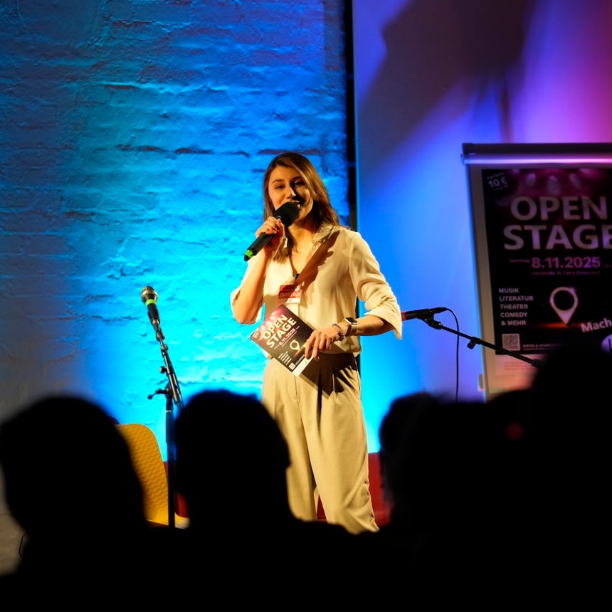 Elena Abramian auf der Open-Stage-Bühne